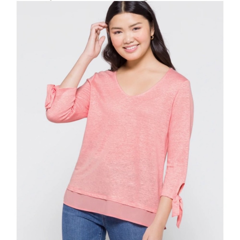 NWT Sanctuary sylvie linen blouse - Picture 1 of 11